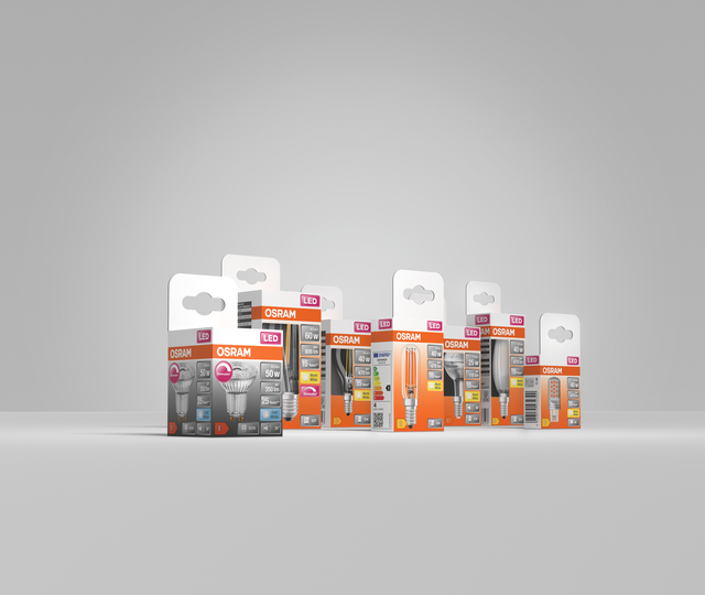 plastic-free packaging for LED lamps