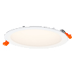 Downlight Slim 225mm 22W 3000K white, upright, sw. on (thumbnail)