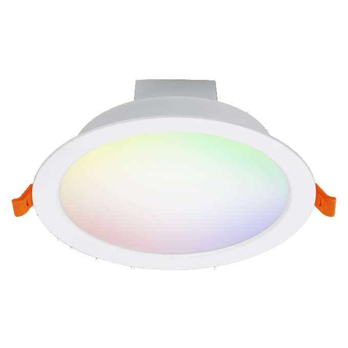 SMART+ MATTER Recess Downlight 170mm 110 ° Multicolor white, upright, sw. on