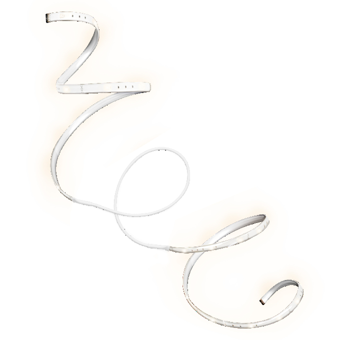 Flex Strip TV Mood Light 835 USB white, upright, sw. on