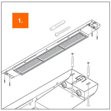 Direct ceiling mount