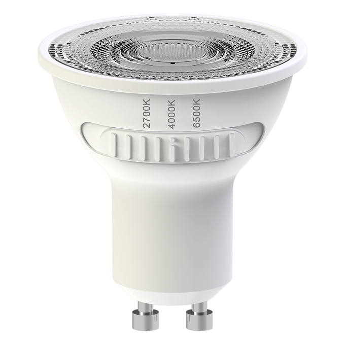 LED Star PAR16 55 36° CCT Select 4.2W 827/840/865 GU10 white, upright