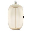Vintage 1906 Big Elipse Oval 27 Filament Magnetic 4W 827 Amber E27 white, upright (thumbnail)