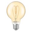 Vintage 1906 Globe 80 60 Heart Filament DIM 8W 922 Gold E27 white, upright, OSRAM logo (thumbnail)