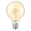 Vintage 1906 Globe 80 40 Spiral Filament DIM 4.9W 922 Gold E27 white, upright, OSRAM logo (thumbnail)