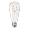 Vintage 1906 Edison 40 Spiral Filament 3.4W 827 Clear E27 white, upright (thumbnail)
