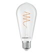 Vintage 1906 Edison 40 Spiral Filament 3.4W 827 Clear E27 white, upright, OSRAM logo (thumbnail)