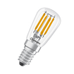 LED Special T26 25 300° Filament DIM 2.8W 827 Clear E14 white, diagonal, LEDVANCE logo (thumbnail)