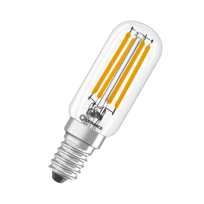 LED Special T26 40 300° Filament DIM 4.8W 827 Clear E14