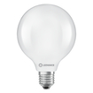 LED Classic Globe 125 100 Filament Energy efficiency class A S 7.2W 865 Frosted E27 white, upright, LEDVANCE logo (thumbnail)