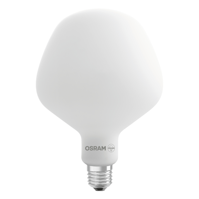 Vintage 1906 Big Apple 60 DIM 7.3W 827 Frosted E27 white, upright, OSRAM logo