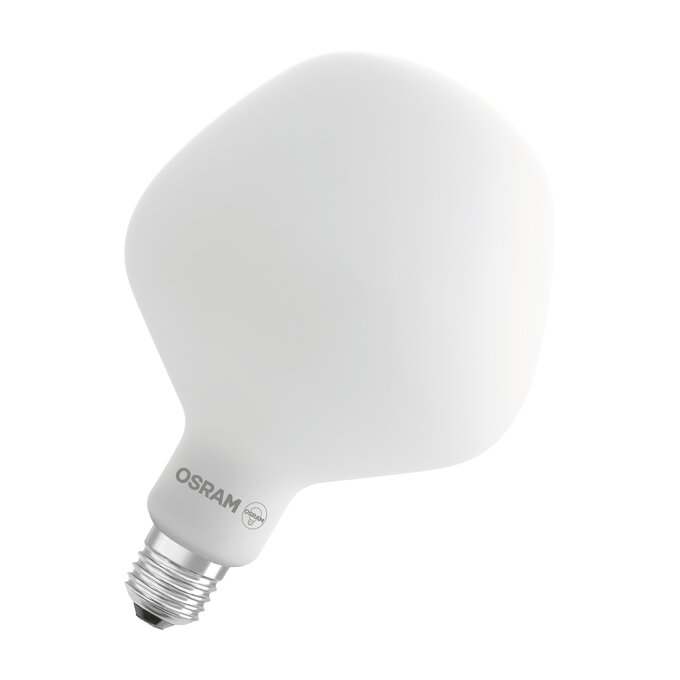 Vintage 1906 Big Apple 60 DIM 7.3W 827 Frosted E27 white, diagonal, OSRAM logo