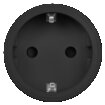 SMART+ MATTER Plug EU Black white, upright, alternat (thumbnail)