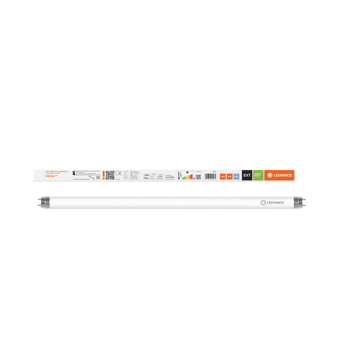 LED TUBE T8 EXTERNAL 600 mm 7.3W 865 Combo Shot = Product Beauty Shot + Packaging Image