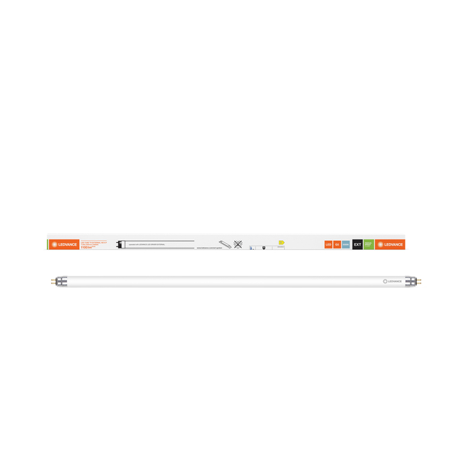 LED TUBE T5 EXTERNAL HE14  549 mm 7.3W 865 Combo Shot = Product Beauty Shot + Packaging Image