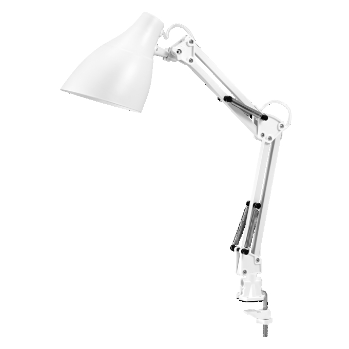 Office Line Desk Pear Clip E27 White