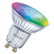 SMART+ MATTER Multicolor Spot PAR16 50 45° 4.7W GU10 Triple Pack white, diagonal, OSRAM logo (thumbnail)