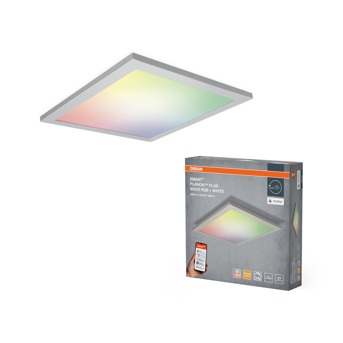 SMART+ MATTER Planon Plus Multicolor 300x300mm Scatto combinato = Scatto Product Beauty + immagine della confezione