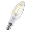 SMART+ MATTER Filament Dimmable Classic B40 4W 827 E14 white, diagonal, OSRAM logo (thumbnail)