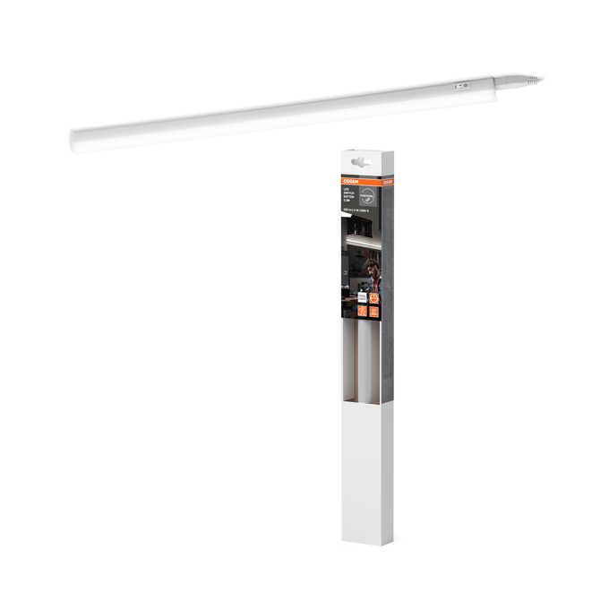 LED Switch Batten 300 mm 4 W 4000 K Scatto combinato = Scatto Product Beauty + immagine della confezione