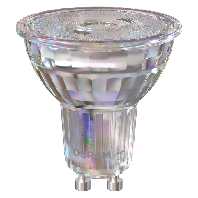 LED Star PAR16 50 36° 3.7W 840 GU10 white, upright, OSRAM logo
