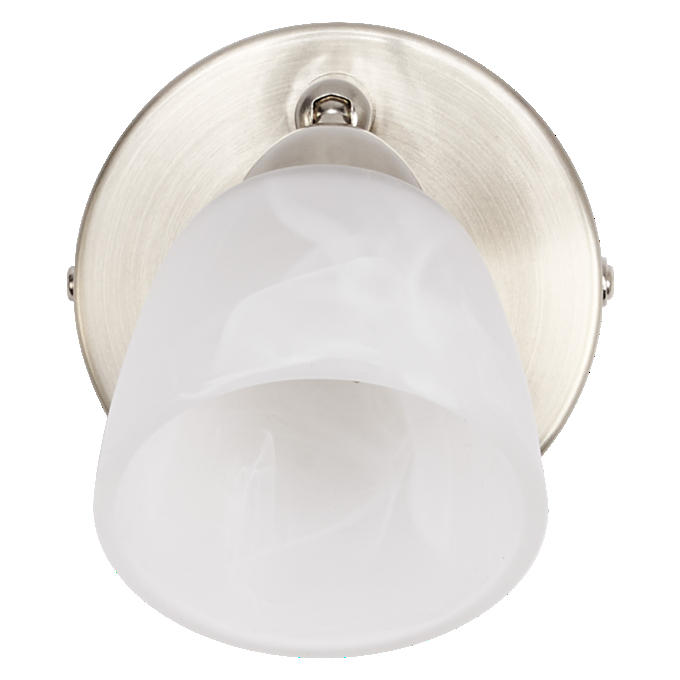 LED Spot Cup 1xG9 Brushed Nickel white, upright, alternat