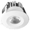 LED Mini Spot Set 6W 830 120° White white, upright (thumbnail)