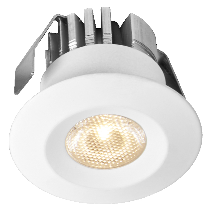 LED Mini Spot Set 6W 830 120° White white, upright, sw. on