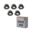LED Mini Spot Set 6W 830 120° Black Yhdistelmäkuva = Product Beauty Shot + pakkauskuva (thumbnail)