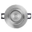 Spot Set Recess GU10 Dim Adjustable Click 3.7W 827 Satin Nickel white, upright, alternat (thumbnail)