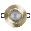 Spot Set Recess GU10 Adjustable Click 4.5W 827 Green Brass white, upright, alternat (thumbnail)