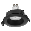 Spot Set Recess GU10 Press 2.6W 827 Black white, upright (thumbnail)