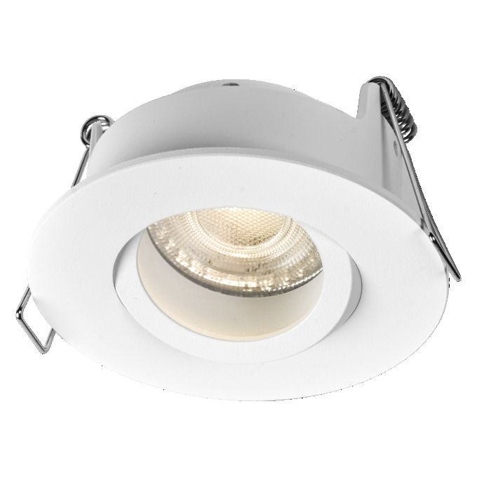 Spot Set Recess GU10 IP65 Press 4.5W 840 White white, upright, sw. on