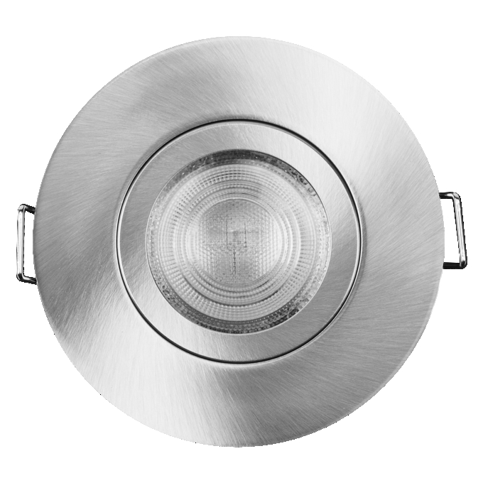 Spot Set Recess GU10 IP65 Press 4.5W 840 Satin Nickel white, upright, alternat