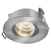 Spot Set Recess GU10 IP65 Press 4.5W 840 Satin Nickel white, upright, sw. on (thumbnail)