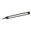 Undercabinet Flexus Linear 4.2W CCT DIM Black white, upright, sw. on (thumbnail)