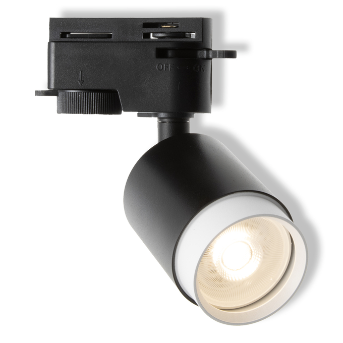 Spot 1-phase tracking system BEAM GU10 BLACK