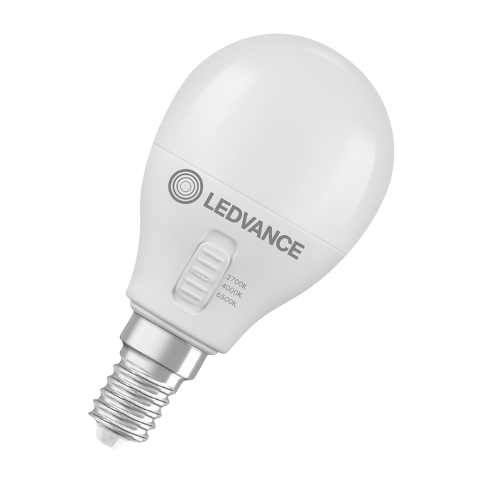 LED Classic P 40 DIM CCT Select P 4.9W 827/840/865 Frosted E14