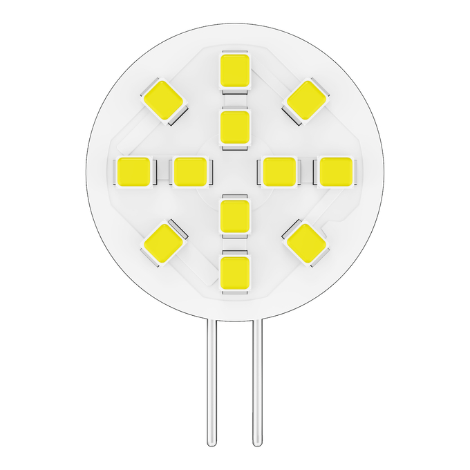 LED PIN FLAT 2W 827