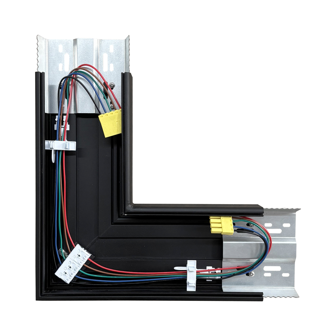 LN INV CORNER CONNECTOR BK white, incl. accessory