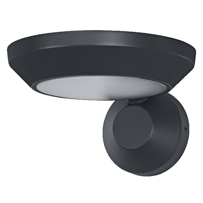 ENDURA Style Adjustable Spot IP65 Wall 12W Dark Grey