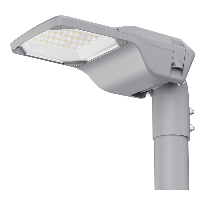 STREETLIGHT COMPACT SMALL 010W 730 RV40ST ON-OFF CLASS 2 WHITE ALU