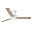Ceiling Fan Nordes 1065mm 38W CCT RGB white, upright, sw. on (thumbnail)