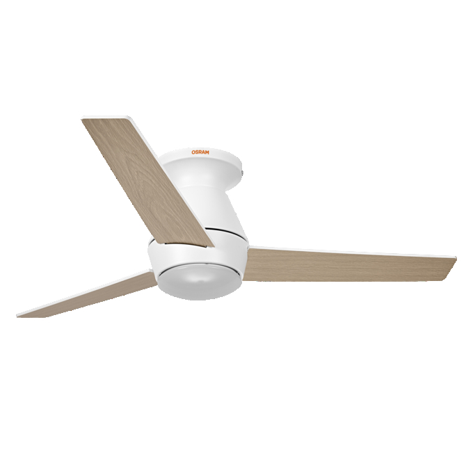 Ceiling Fan Nordes 1065mm 38W CCT RGB white, upright