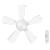 Ceiling Fan Leste 445mm 21W CCT white, incl. accessory (thumbnail)