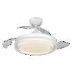 Ceiling Fan Poniente 1060mm 66W CCT white, upright, sw. on (thumbnail)