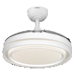 Ceiling Fan Poniente 1060mm 66W CCT white, upright, sw. on (thumbnail)