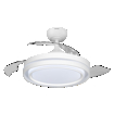 Ceiling Fan Poniente 1060mm 66W CCT white, upright, sw. on (thumbnail)