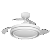 Ceiling Fan Poniente 1060mm 66W CCT white, upright (thumbnail)