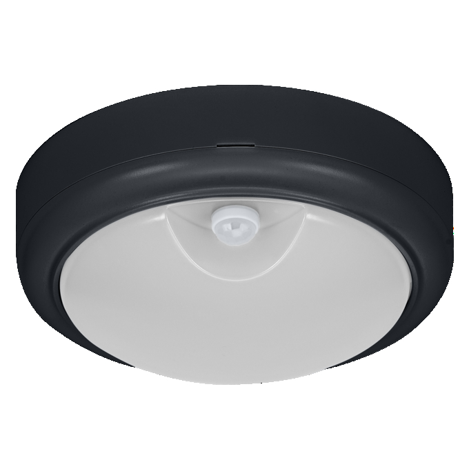 LED Bulkhead Motus Round 15W CCT Sensor Black